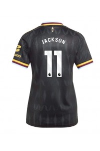 Aston Villa Nicolas Jackson #11 Jalkapallovaatteet Naisten Vieraspaita 2026-27 Lyhythihainen